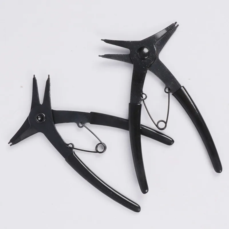 

Internal And External Circlip Plier Retaining Ring Pliers Two-In-One Ring Pliers For Install And Removal Internal And External