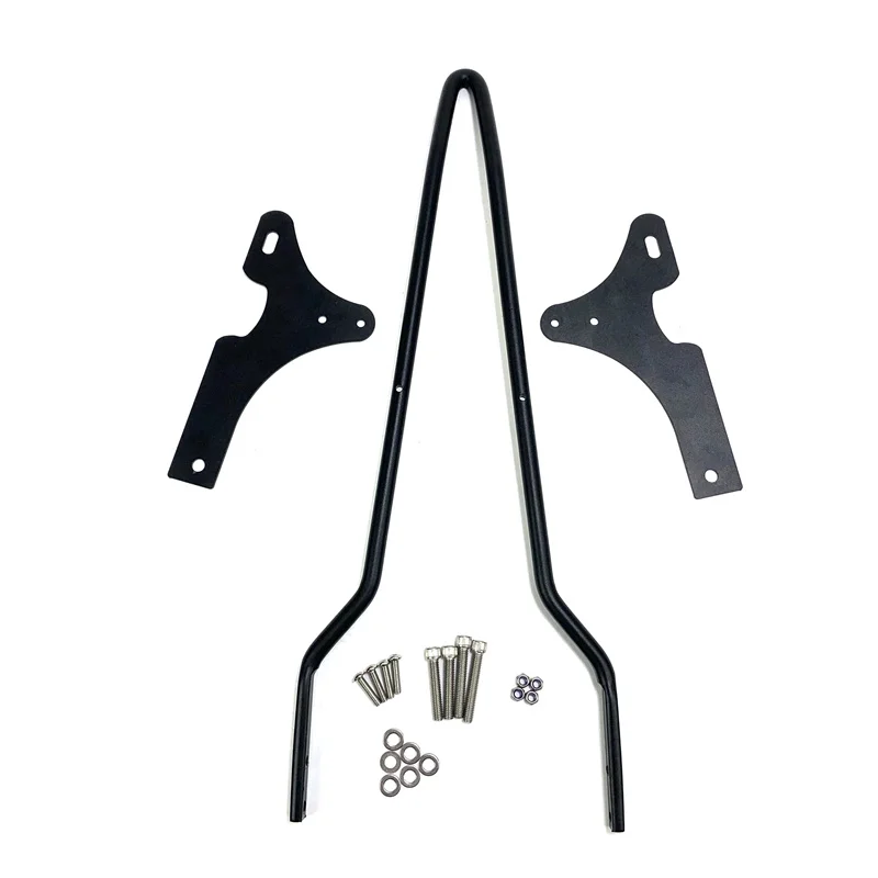 

Черная хромированная пассажирская спинка Sissy Bar для Harley Sportster XL 883 1200 48 72 XL883 XL1200 Forty-Eight