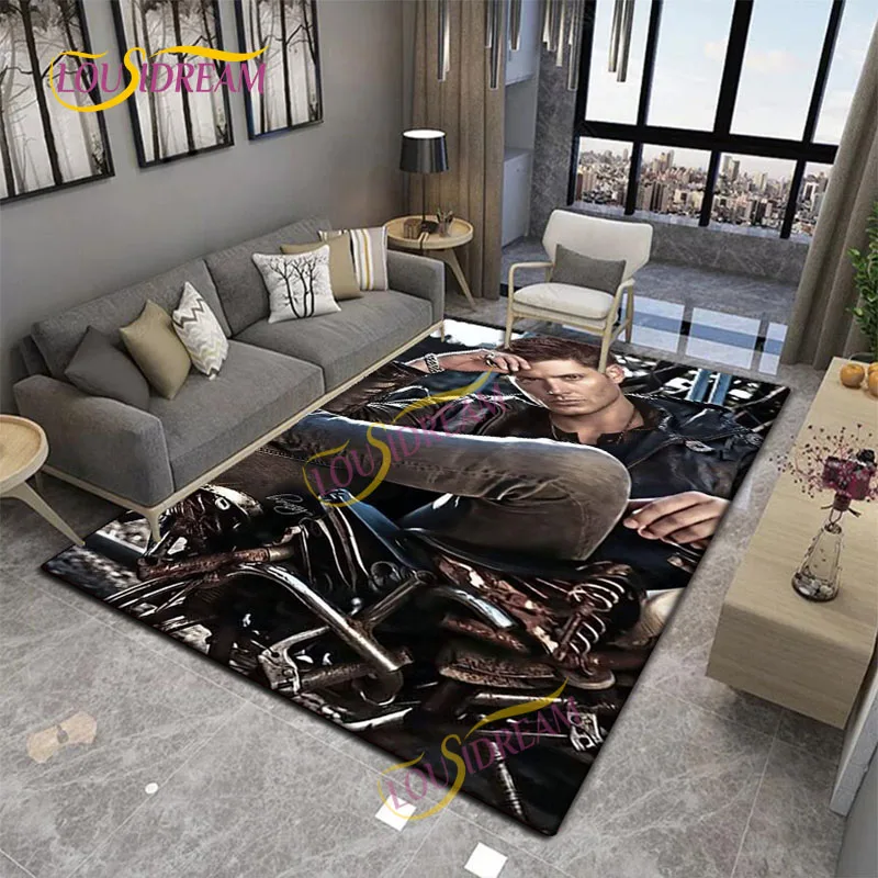 Сверхнатуральный напечатанный коврик Sam Winchester с подсветкой регулируемый