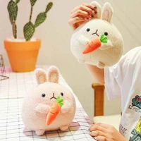 plush toy stuffed doll cartoon animal small rabbit ball bunny hug carrot kid bedtime story friend birthday christmas gift 1pc