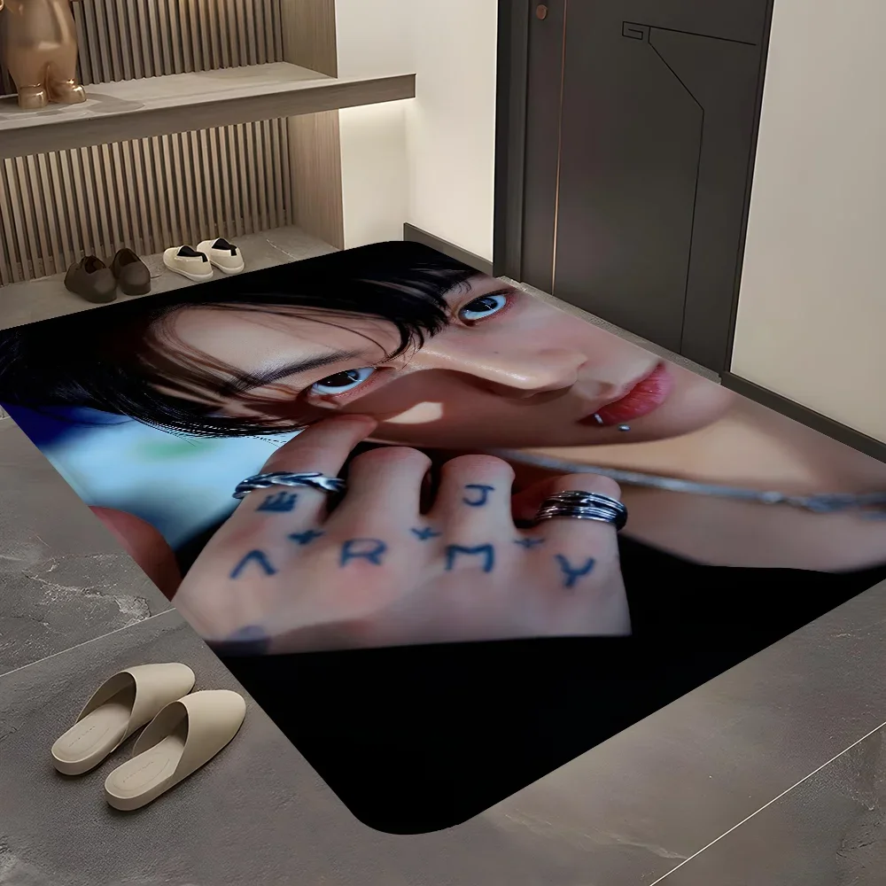 Противоскользящий коврик из полиэстера J-Jungkook