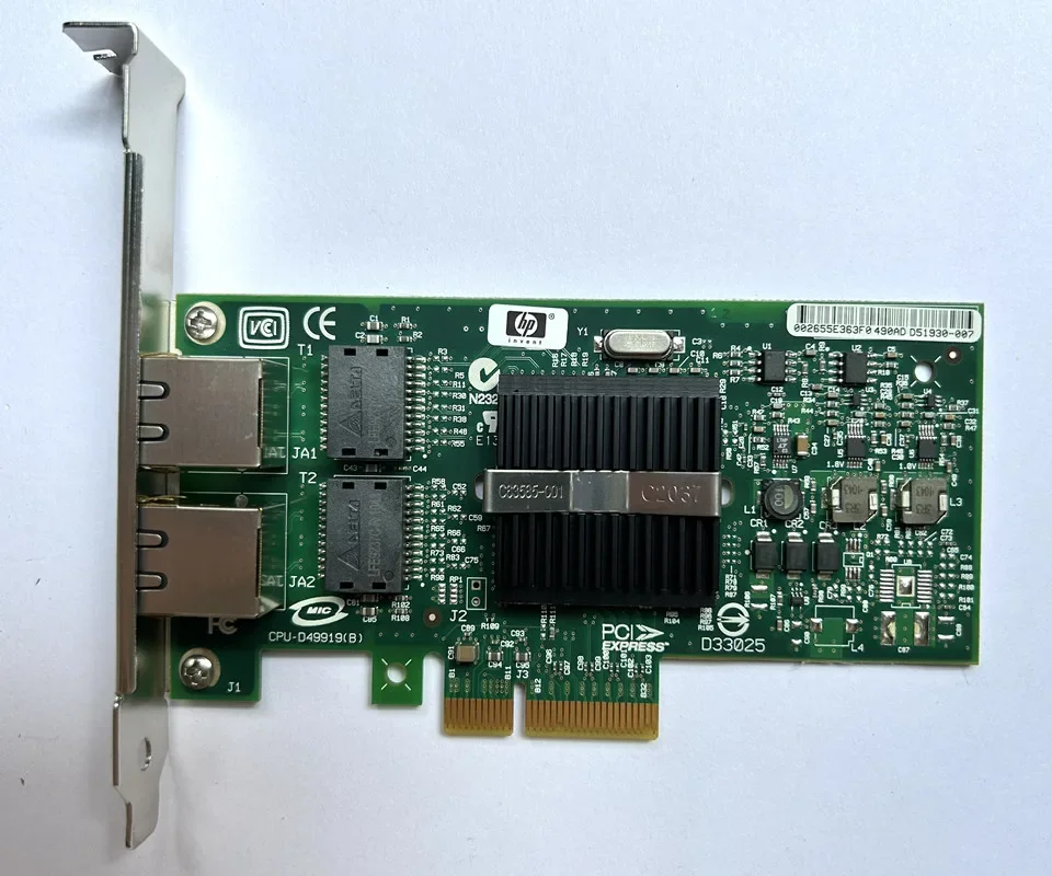 Оригинальная двухпортовая гигабитная серверная сетевая карта PCI-E EXPI 9402PT 82571 ГБ