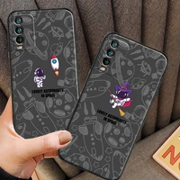 spaceman funny phone cases for xiaomi redmi 7 7a 9 9a 9t 8a 8 2021 7 8 pro note 8 9 note 9t back cover coque funda soft tpu