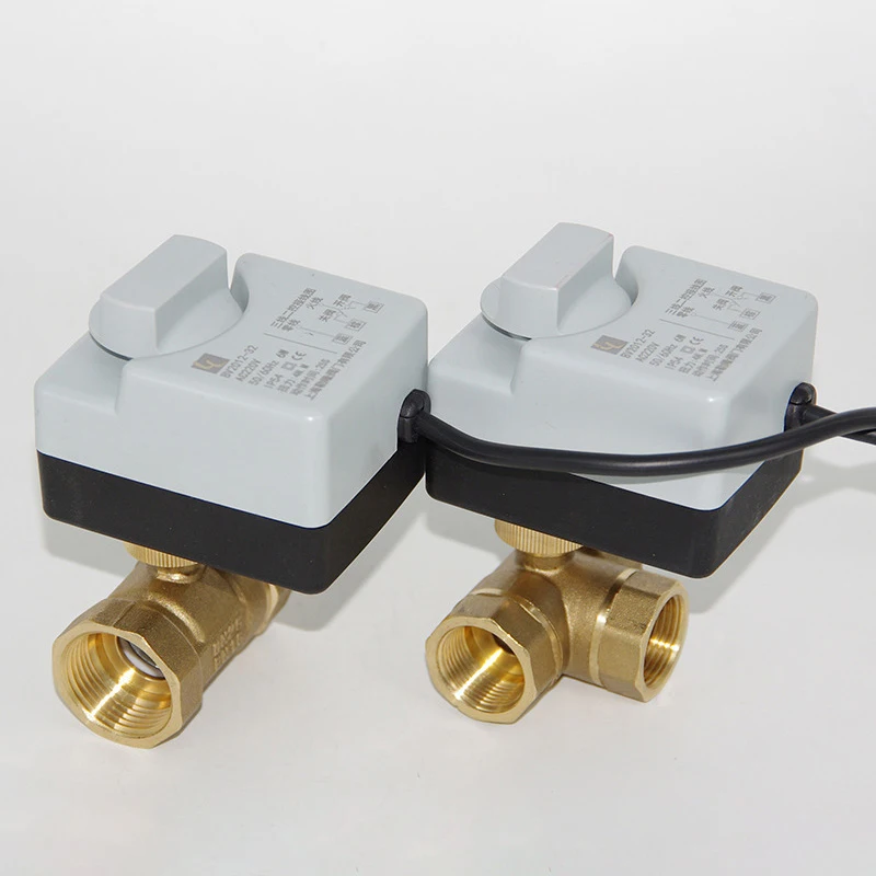 1 Piece Of Brass Electric Ball Valve 3-wire Two-control Actuator 220V 3Way /2Way DN15 DN20 DN25 DN32 DN40 DN50 | Обустройство дома