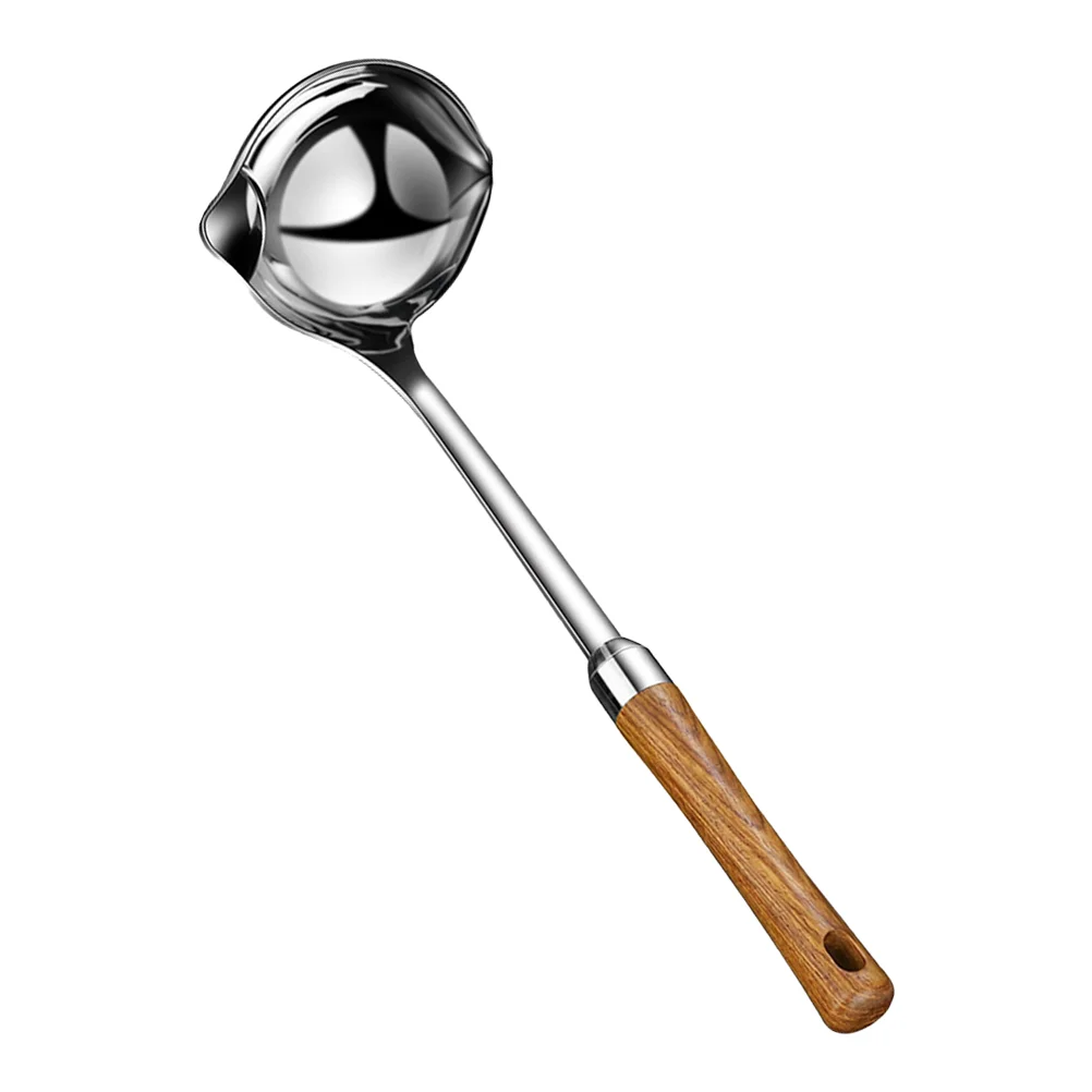 

Spoon Soup Oil Separator Filter Ladle Grease Colander Steel Stainless Skimmer Hot Pot Fat Strainer Spoons Cooking Scoop Handle