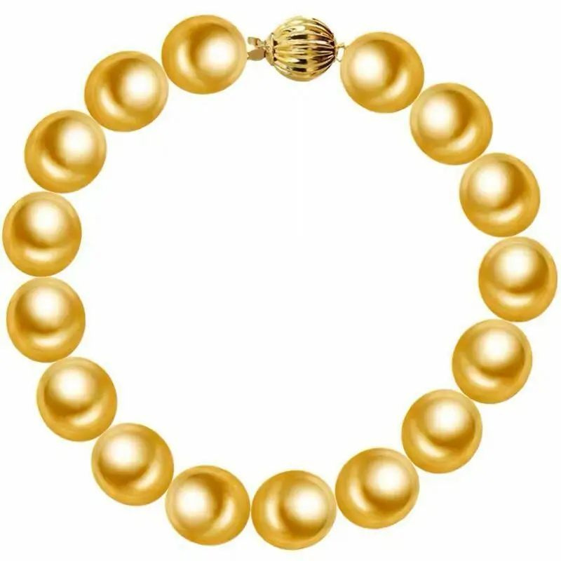 

gorgeous AAA++ 10-11mm south sea round pearl bracelet 7.5-8"