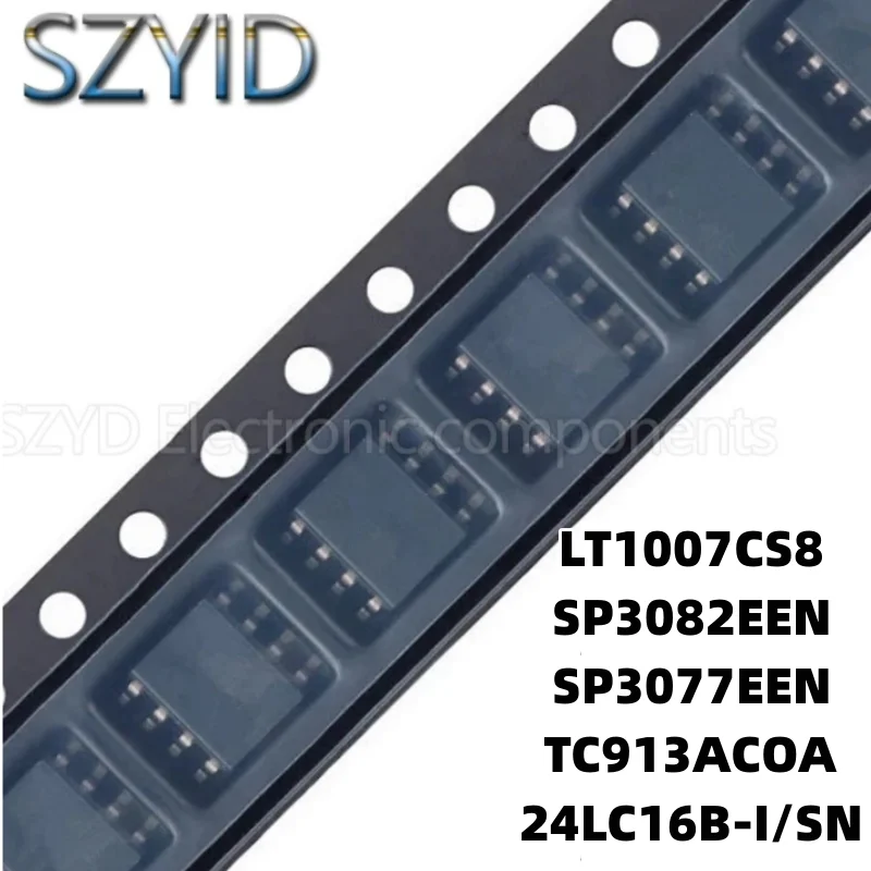 

1PCS SOP8-LT1007CS8 SP3082EEN SP3077EEN TC913ACOA 24LC16B-I/SN