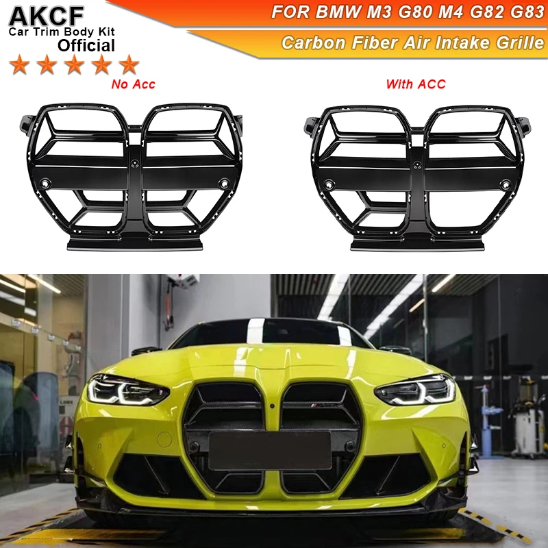 

Gloss Black CSL Style M3 M4 Grille For BMW G80 M3 G82 G83 M4 Upgrade Front Bumper Air Intake Grille Replacement Installation