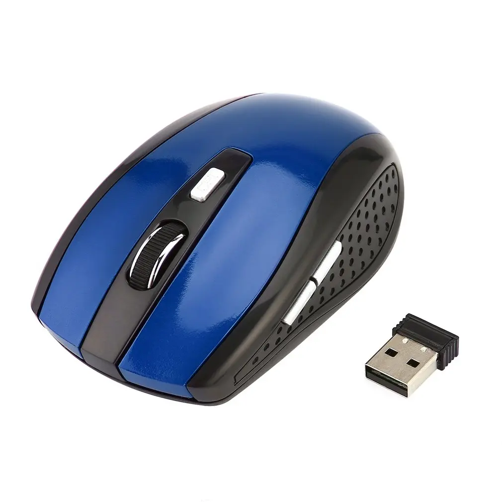 

2.4GHz Wireless Mouse 1600DPI Portable Intelligent Gaming Mouse Optical Rolling Gamer Mice USB Receiver for PC Laptop Computer