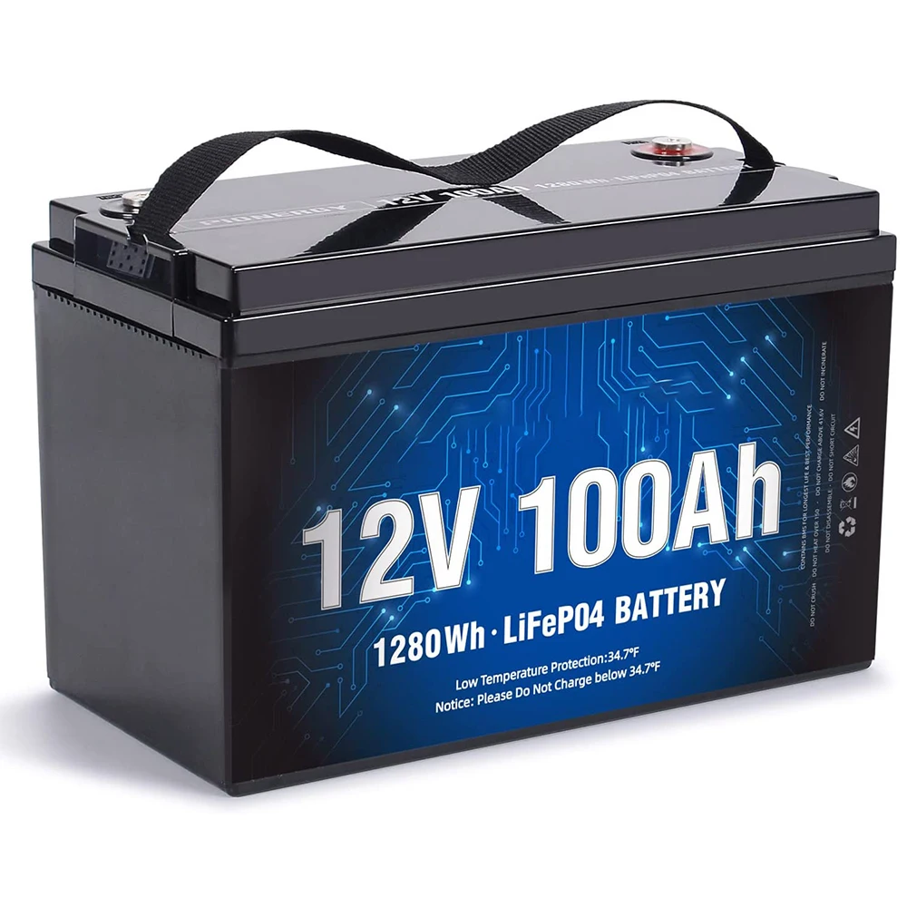 

Lithium Iron Phosphate Lifepo4 12V 12.8V 100Ah Lithium Ion Battery Pack for BT Golf Cart RV Marine UPS