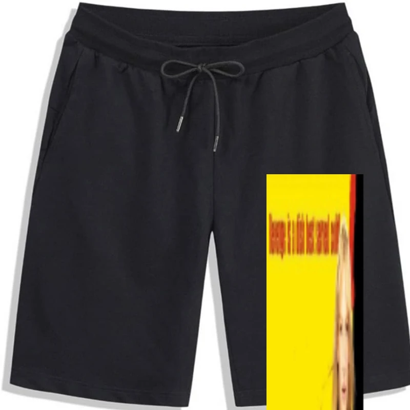 Kill Bill Yellow Suit Poster Licensed Adult shorts for men M cool Pure cotton 1Pure cotton Shorts
