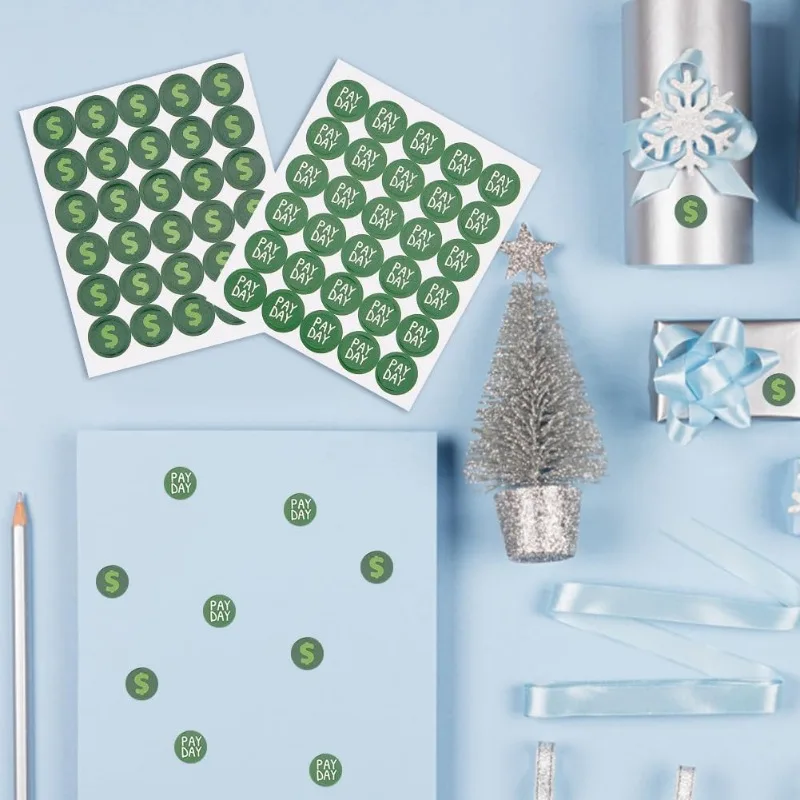 50 листов наклейки-планировщики в виде доллара 12 5 мм