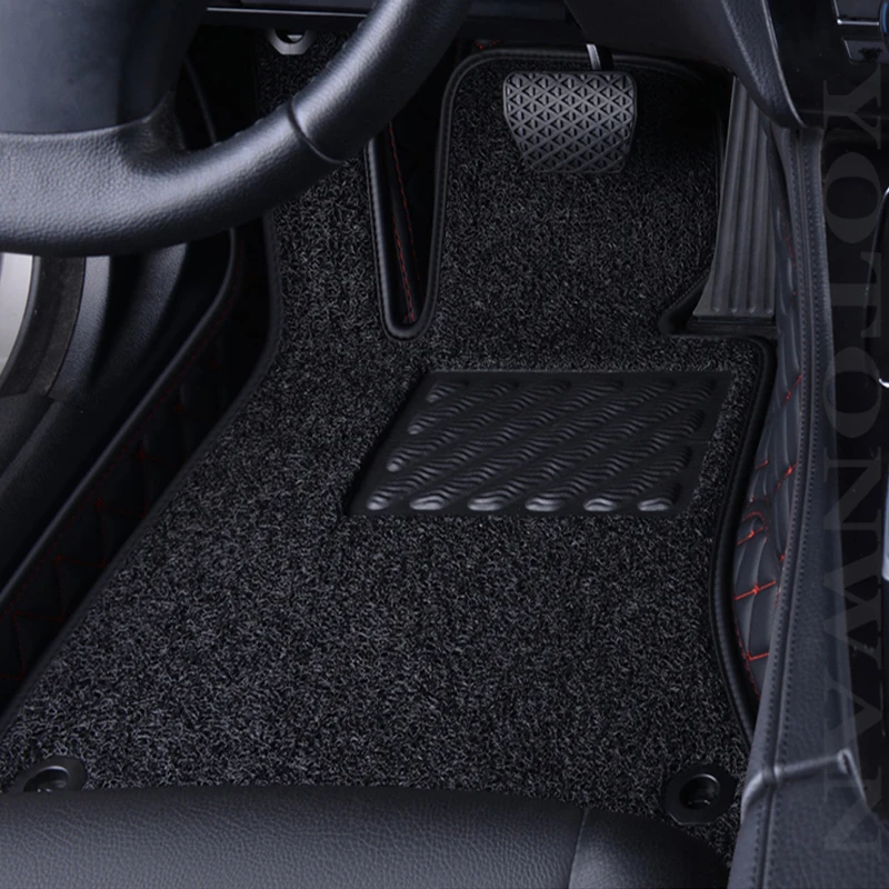 

Main Driver Silk Loop Leather Customized For BMW All Medels X3 X1 X4 X5 X6 Z4 525 520 F30 F10 E46 E90 Car Foor Mat Car-Styling