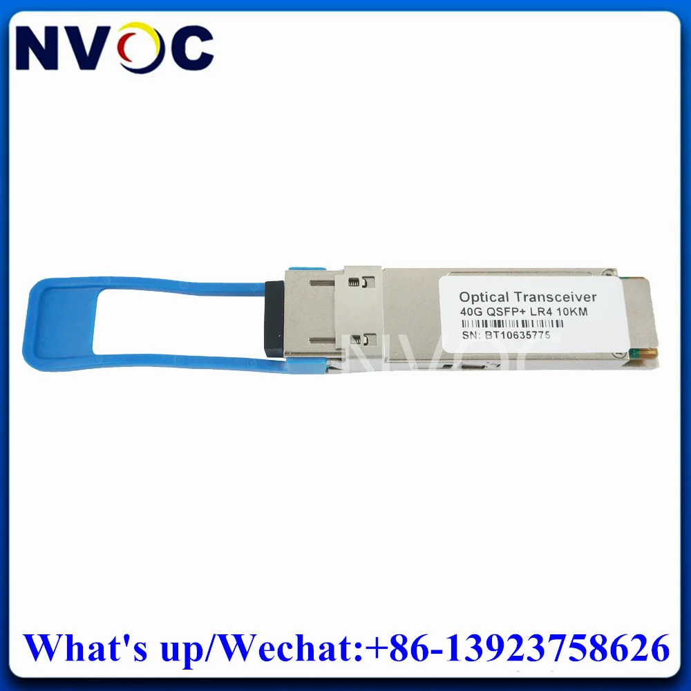 QSFP + 40G 1310nm Дуплексный LC 10-км волоконный модуль, одномодовый LR4 40GBASE-LR4 трансивер