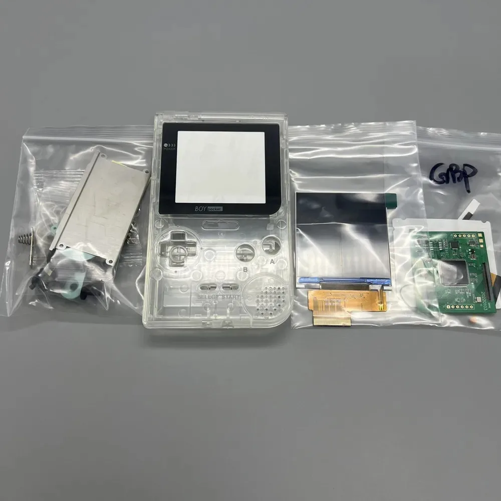 Фото LCD-экран GBP, простой в установке, 2,6-дюймовый IPS-экран полного размера с высокой яркостью, высококачественный корпус для Game Boy Pocket GBP. №3