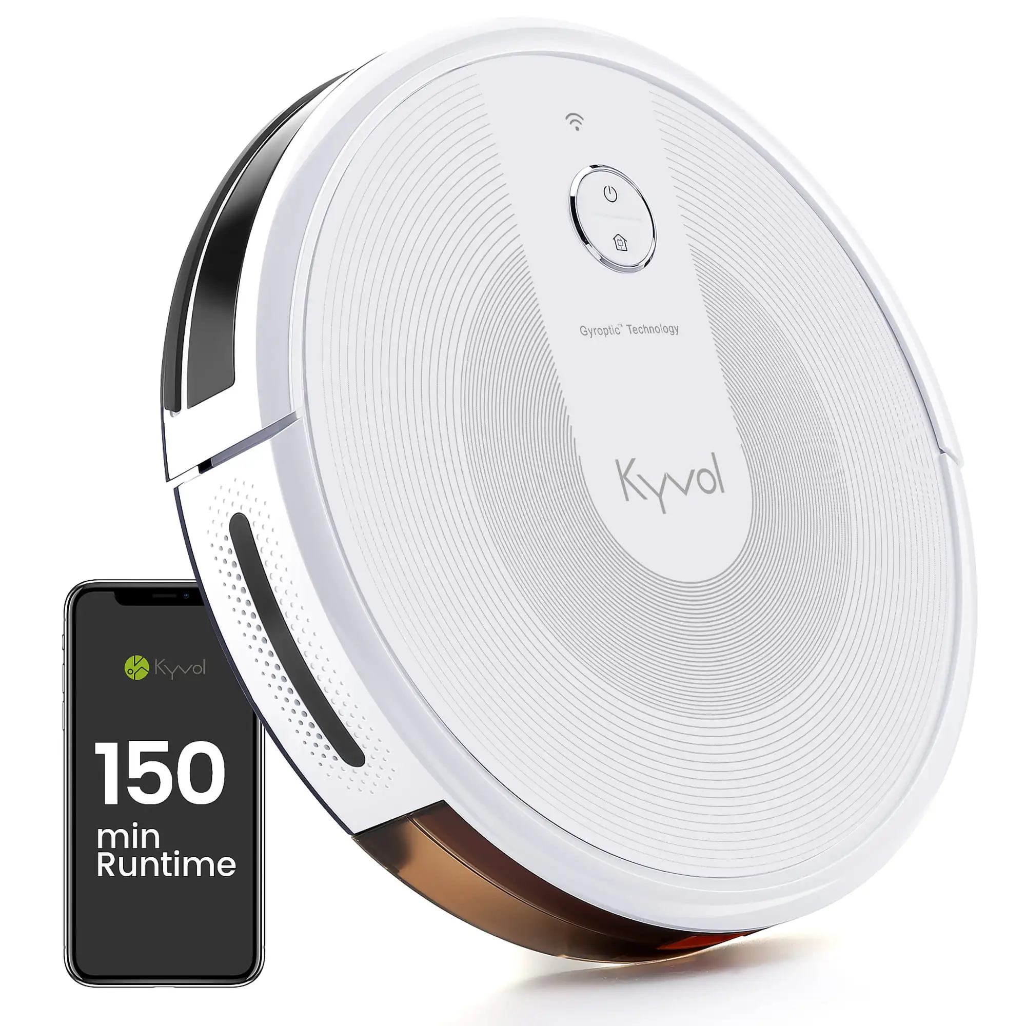 

Delivery within 7-10 daysHuanQiu Cybovac E30 Robot Vacuum Cleaner White, 2200Pa Strong Suction, Robotic Vacuum Cleaner,150 mins
