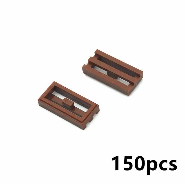 Детские игрушки Кубики MOC 150 шт. радиатор решетка радиатора 1X2 сделай сам