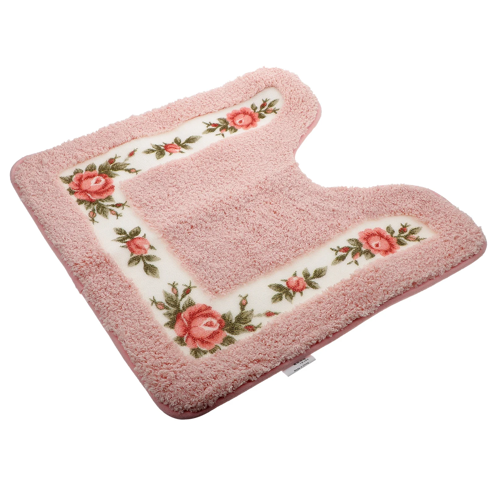 

1Pc U Shaped Closestool Floor Mat Water Absorption Non-Slip Closestool Floor Mat