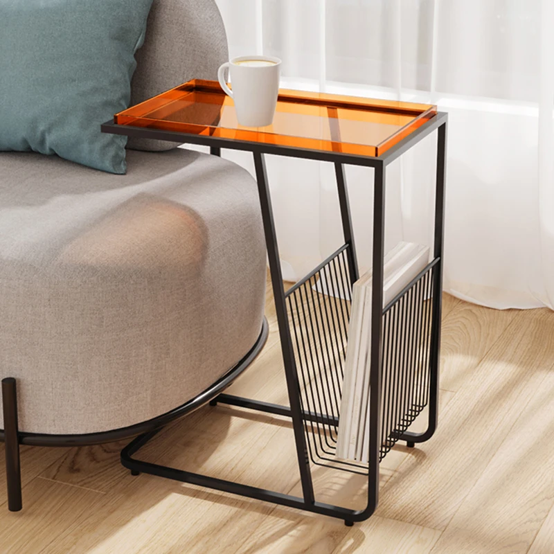 

Acrylic Modern Coffee Table Nordic Minimalist Small Side Table Living Room Home Furniture Table Basse De Salon Nightstand