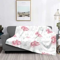 cute cartoon baby dinosaur blankets coral fleece plush decoration breathable warm throw blankets for sofa car quilt 09