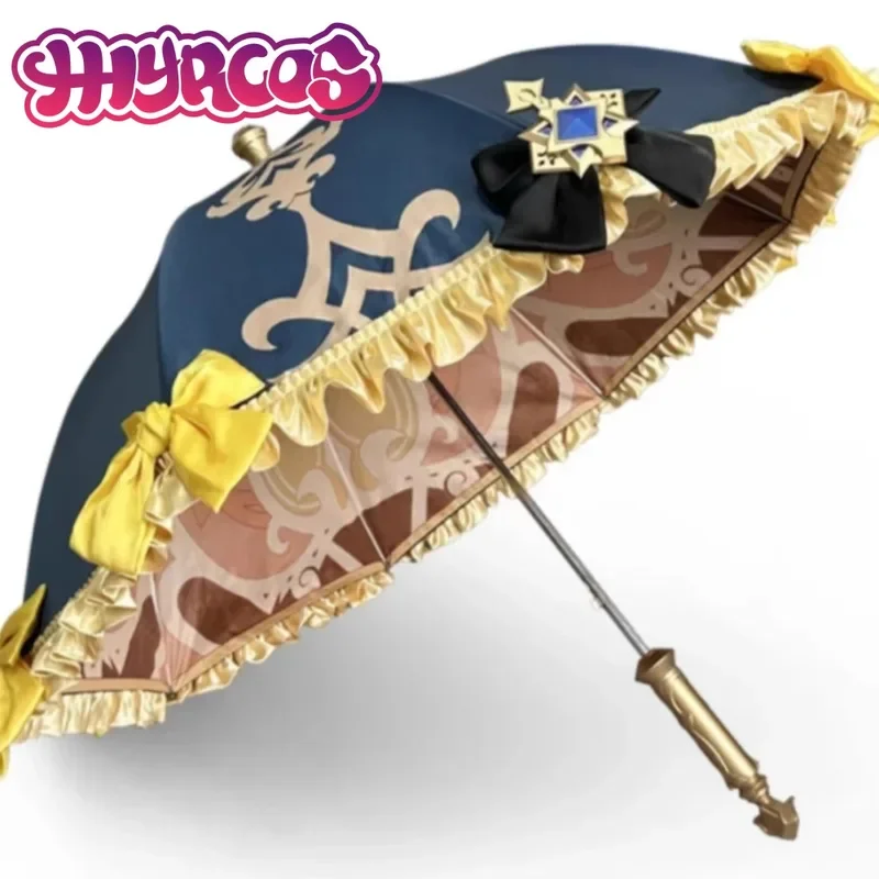 Игра Navia Umbrella Косплей Warfare Реквизит Костюм Genshin Impact Парики Серьги Очки Аксессуар