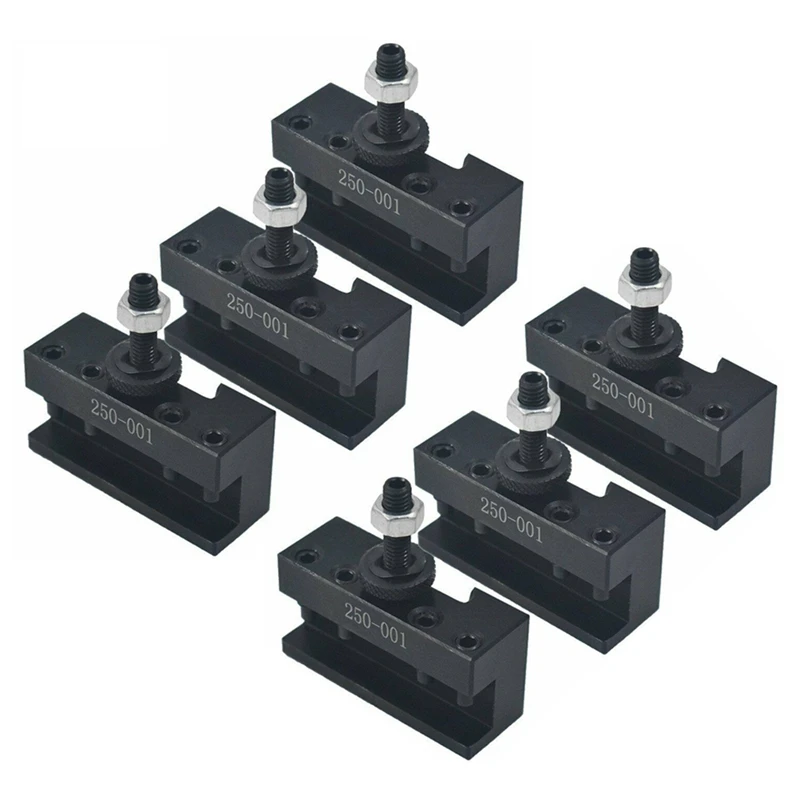 

Fashion6pcs 250-001 0XA Quick Change Tool, Turning Tool Holder Steel Material Holder
