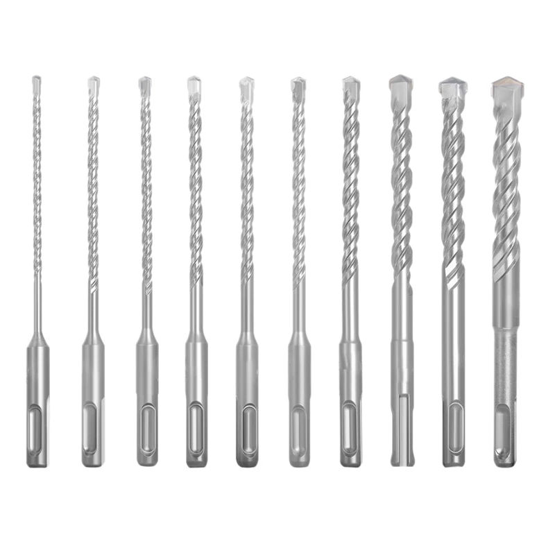 

Electric Hammer SDS Plus Drill Bit Set For Concrete Wall Brick Block Masonry Hole Saw Drilling Bits