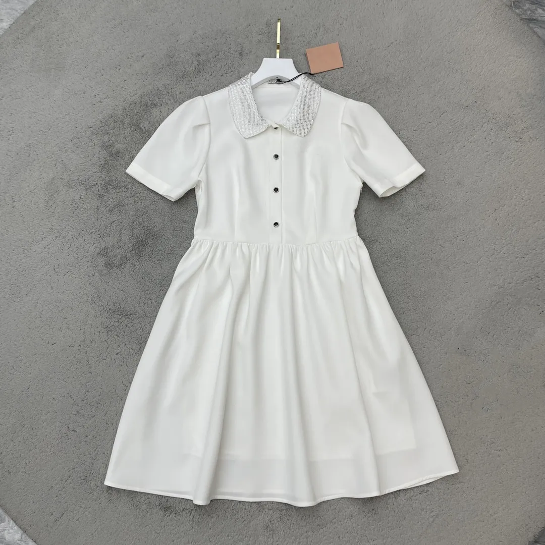 

Женское элегантное платье с алмазным воротником и надписью, весна-лето 2022