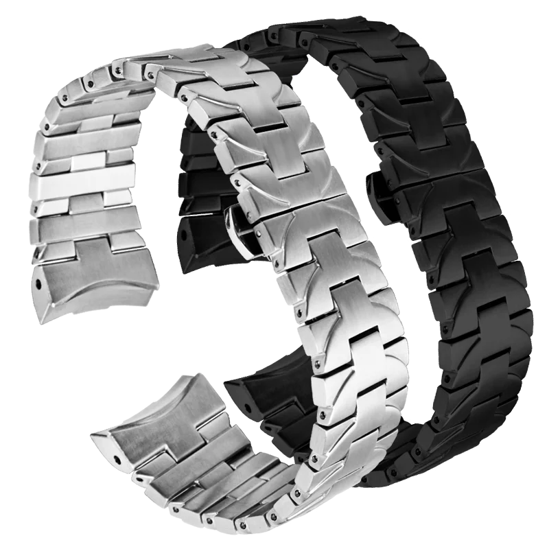 Elbow stainless steel Suitable for Panerai PAM441 111 382 PAM01316 strap men's steel band butterfly CLASP BRACELET 24mm