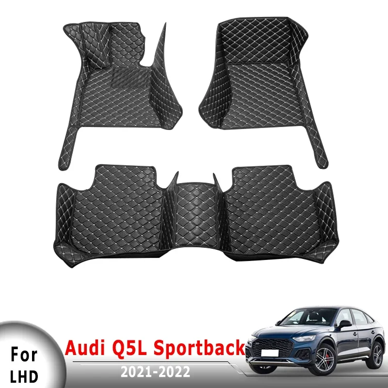 

Car Floor Mats For Audi Q5L Sportback 2021 2022 2023 Foot Carpets Auto Interior Part Accessories Replacement Products Waterproof