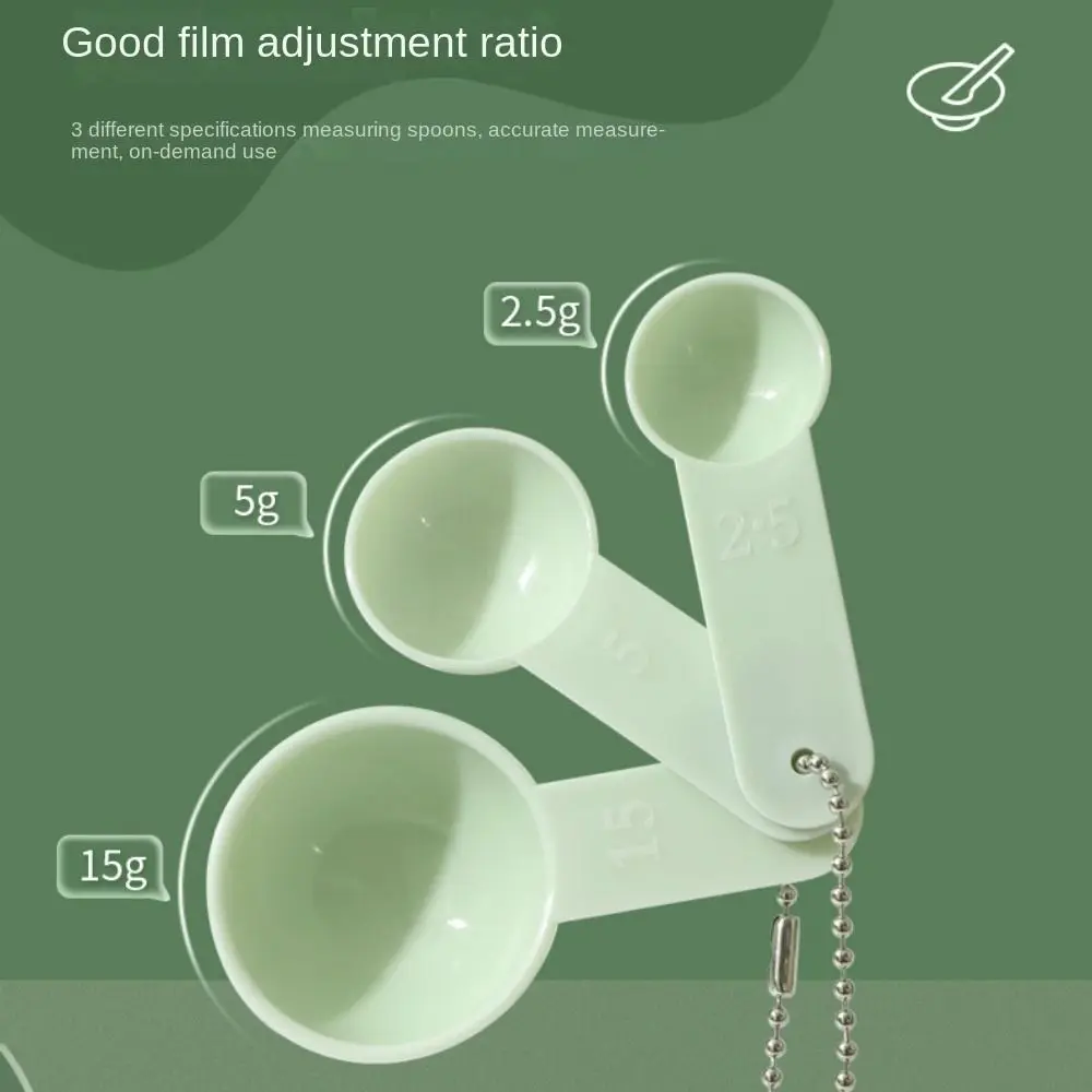 Набор чаш для смешивания зеленой маски лица многоразовый прочный аппликатор