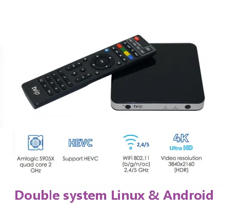 

Tvip605 Nordic One Tv Box Amlogic S905X Android & Linux System For 4k Set Top Box Free Shipping New Arrivals Time Limited