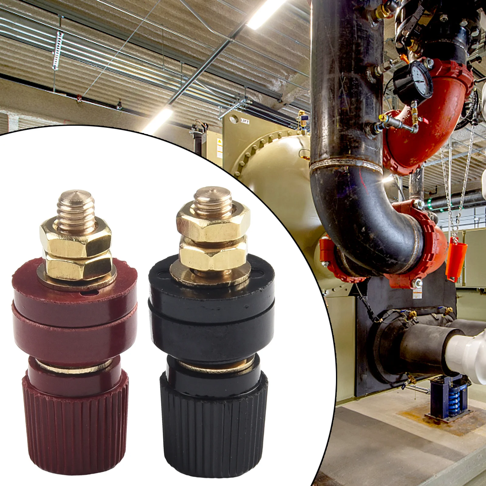 2 шт. сильноточный переплетный пост резьба M6 тип 333 латунный штырь винтовая клемма