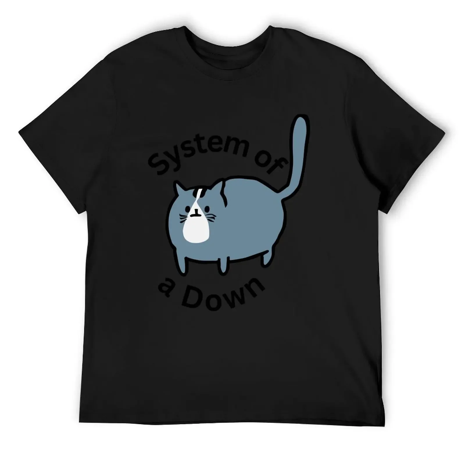 Футболка SOAD футболка с серым котом эстетичная одежда новое издание футболки