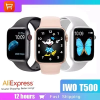 iwo 14 watch 7 t500 smart watch bluethooth call heart rate blood pressure waterproof women men smartwatch pk iwo13 w37pro x8 max