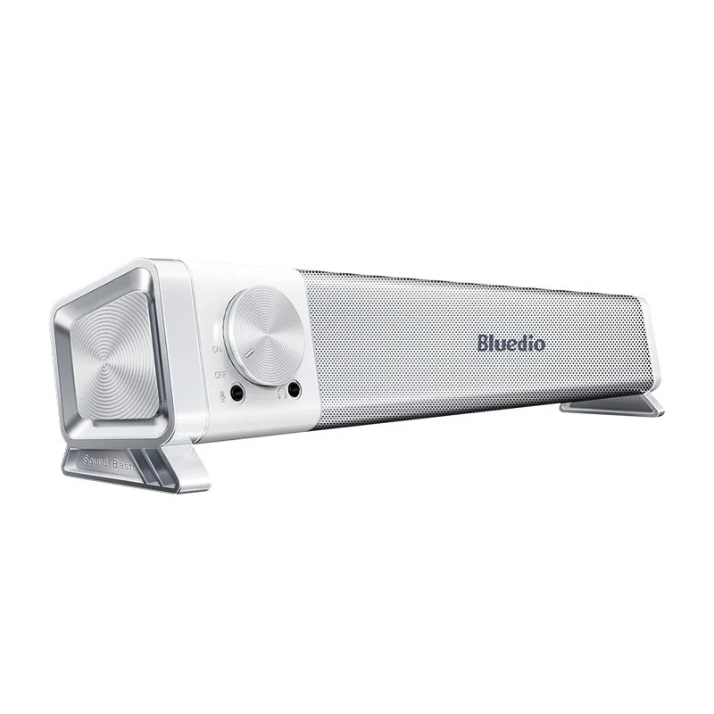 

2022 New Bluetooth computer speaker soundbar wired speaker USB power column Bluetooth-compatible with microphone for PC, phone