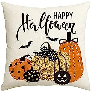 

Льняная декоративная наволочка 40x40/45x45/50x50 см с принтом