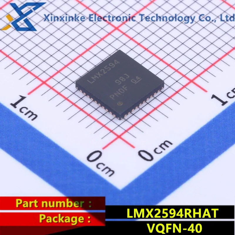 LMX2594RHAT LMX2594 стандартные фазовые Заблокированные петли-PLL 15-ггц широкополосная и широкополосная поверхность™Радиочастотный синтезатор с синхронизацией фаз