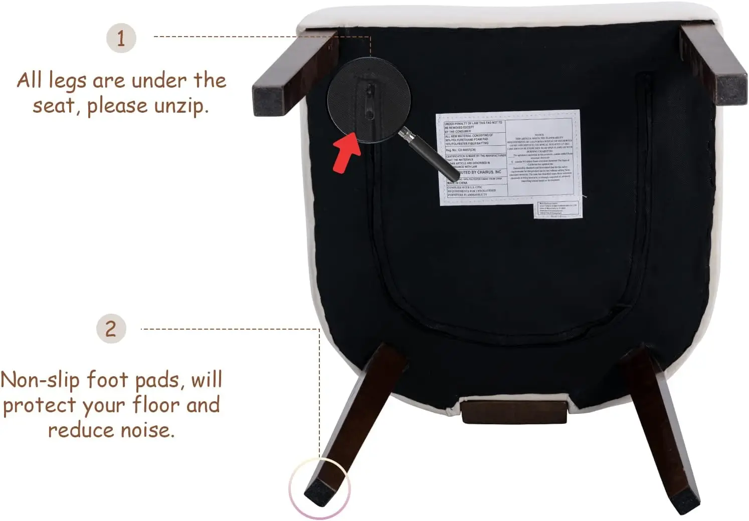 Мягкие обеденные стулья для фермерского дома набор из 4-х современных стульев