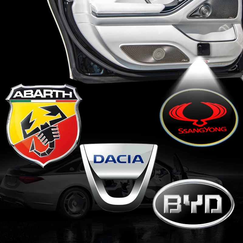 

LED Car Door Projector Decor Lamp Welcome Lights for Buick Rendezvous Riviera Century Verano Envision Avenir Lacrosse Regal Good