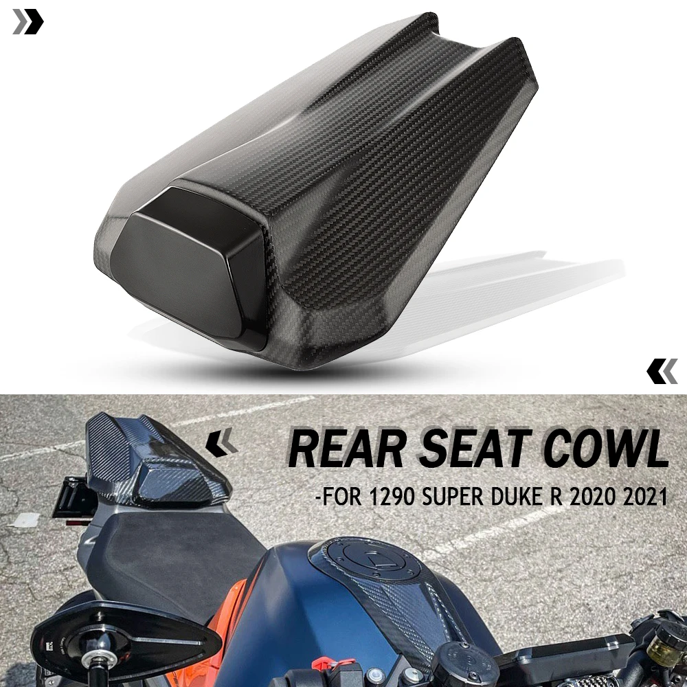 

New Motorbike Accessories Rear Seat Cover Tail Section Fairing Cowl For 1290 Super 1290Super Duke R Carbon fiber and Black