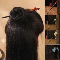 chinese hairpins clips tassel flower pearls chopsticks hair sticks wooden hair forks jewelry for women hair styling