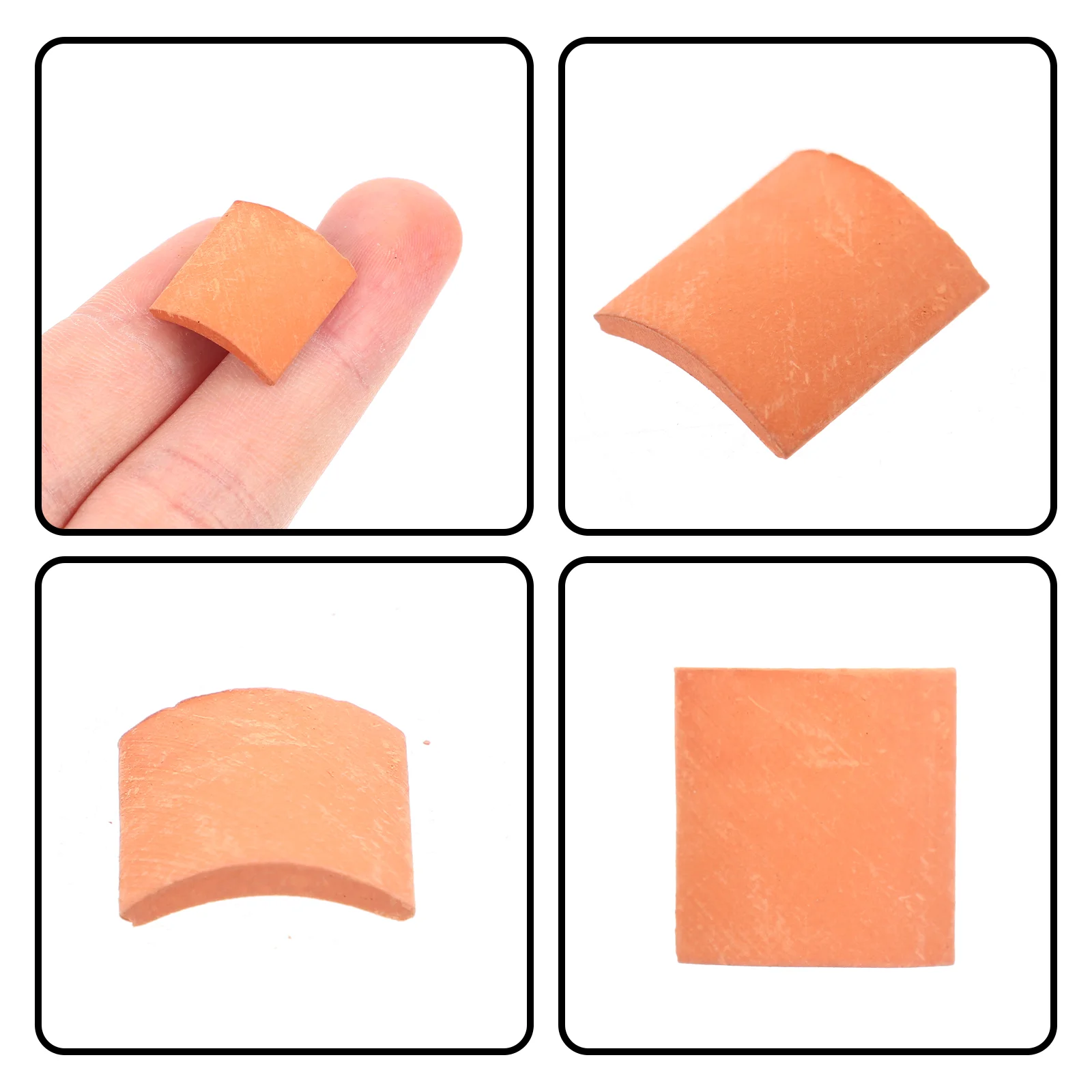 80 шт. мини-кирпичи реалистичные маленькие плитки на крышу декор автомобиля