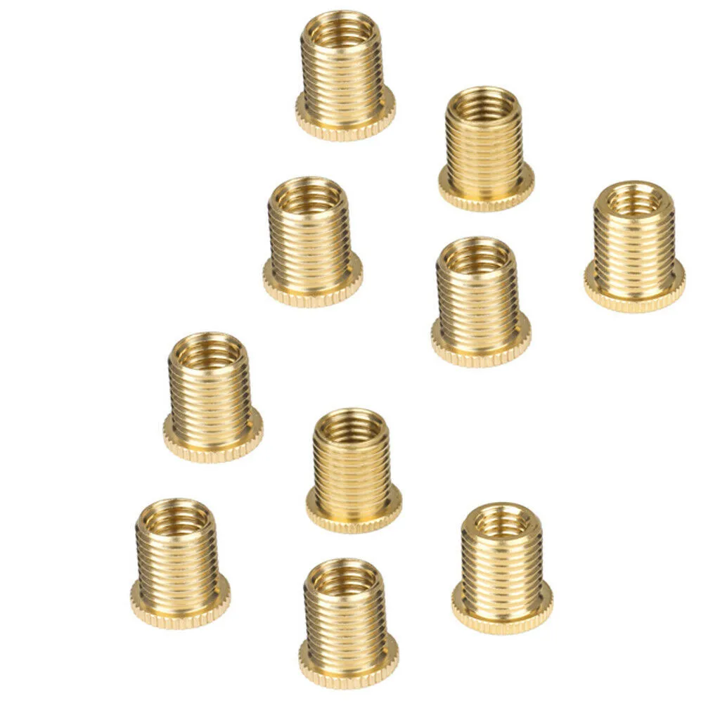 

Durable Replacement Useful Gear Shift Knob Accessories Aluminum Gold High Quality Nuts Insert Set Thread Adapter