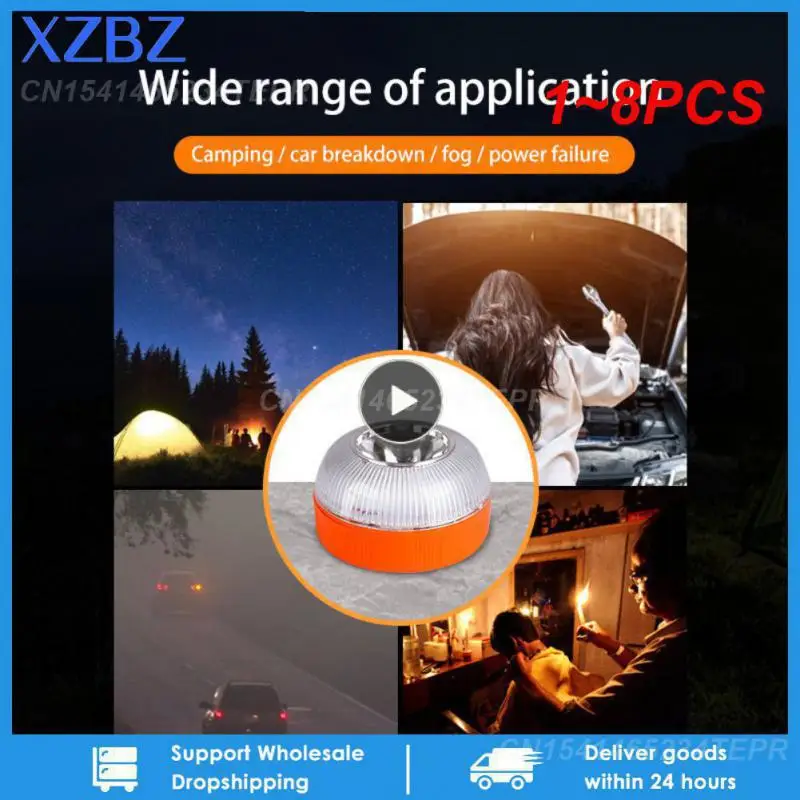 

1-8 шт., Автомобильный аварийный фонарь, сертифицированный Dgt