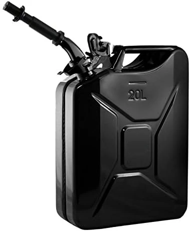 

Authentic NATO Jerry Fuel Can and Spout System Black (20 Litre)