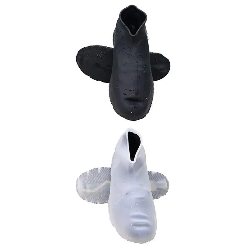 

Waterproof Shoe Covers Reusable Silicone Rubber No-Slip Overshoes Easy To Carry Shoe Rain Protectors For Men Women And Kids