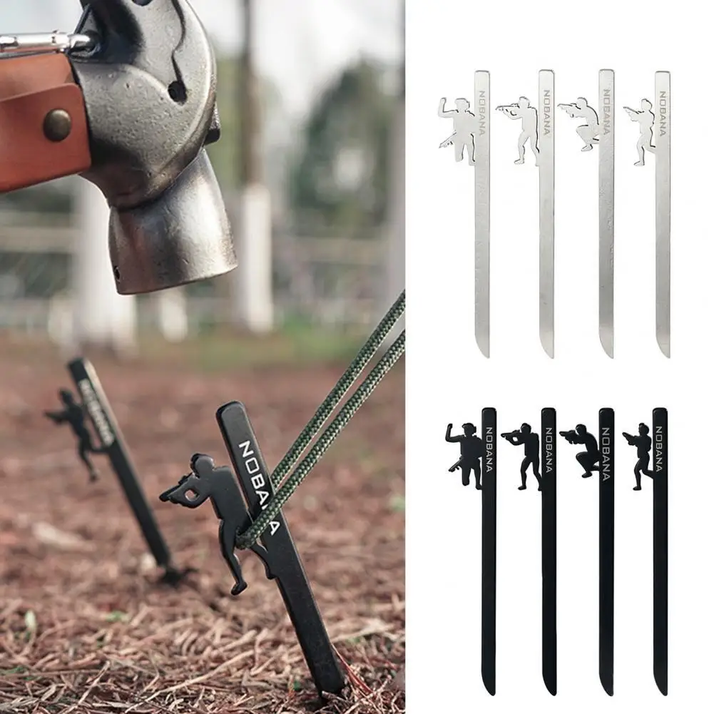 

4 шт., колышки для палатки с защитой от ветра