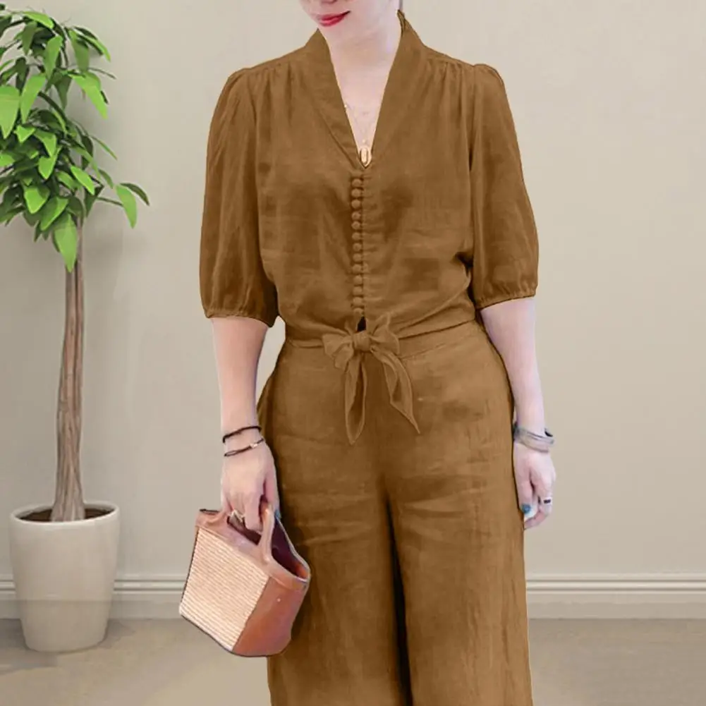 2 шт./комплект брюки с коротким рукавом и V-образным вырезом