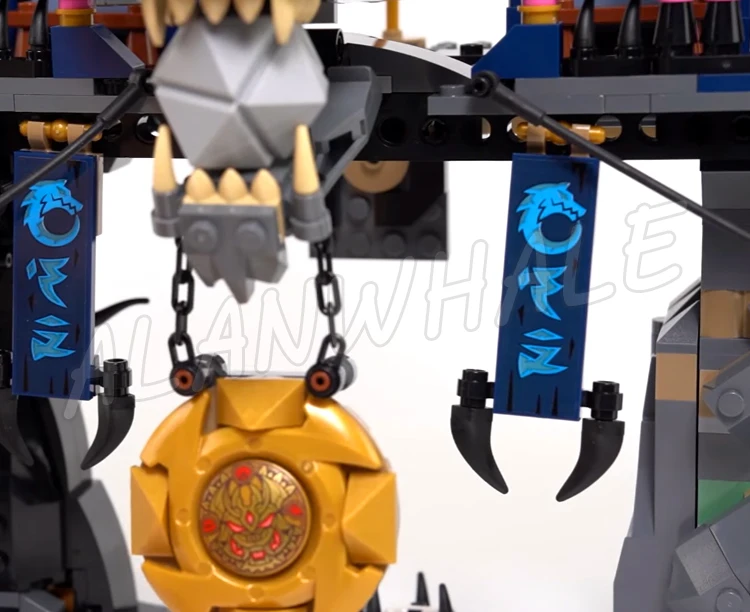 1190 шт. маска волка Shinobi тень додзо воздушный боевой робот луна гонг